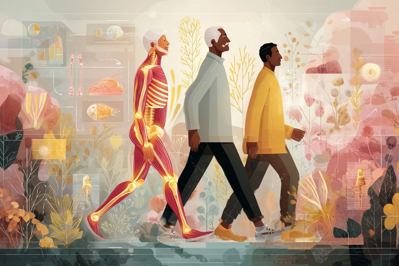 Sarcopenia é uma condição musculoesquelética caracterizada pela perda progressiva de massa